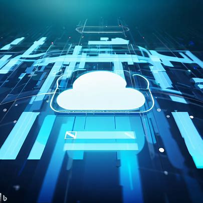 a illustration of a digital cloud